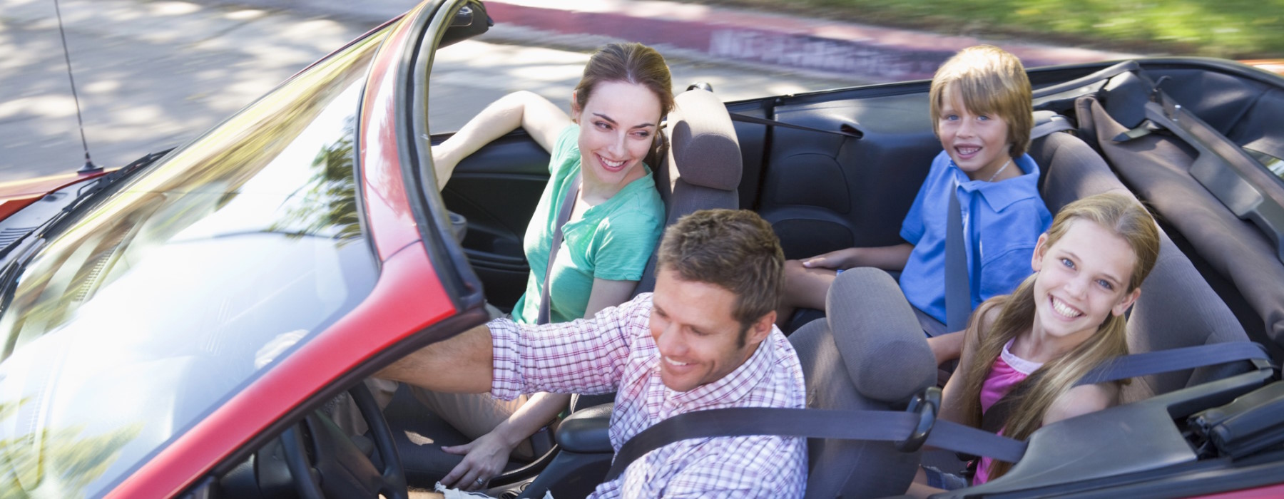 Car driving on the road